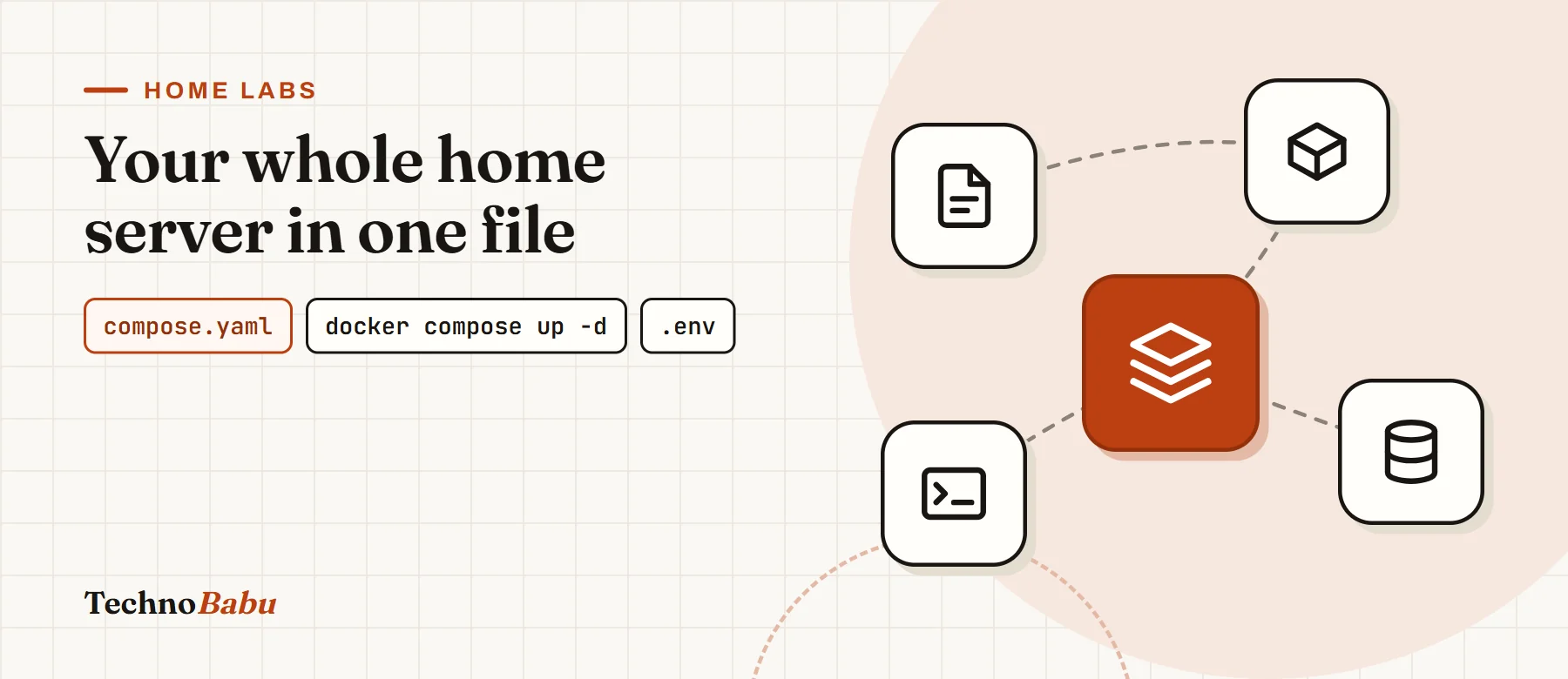 Docker Compose: Run Your Whole Home Server From One File