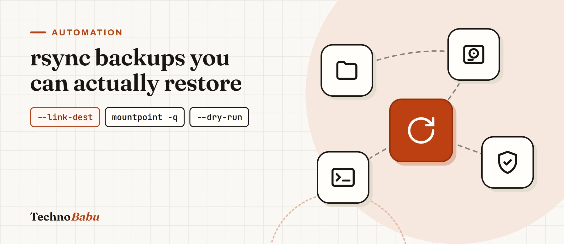 An rsync Backup Script With Snapshots, a Mount Guard and a Restore Drill